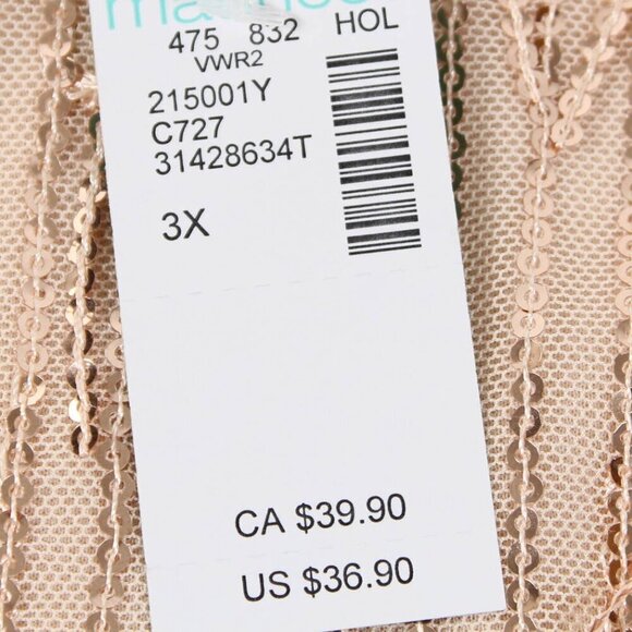 Maurices Sequin Fringe Cami - NWT - Size 3X - Picture 7 of 10